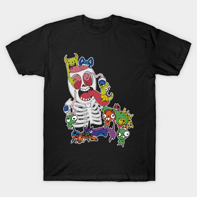 Mmm.. Brains! (Zombie Mayhem) T-Shirt by nukesgoboom